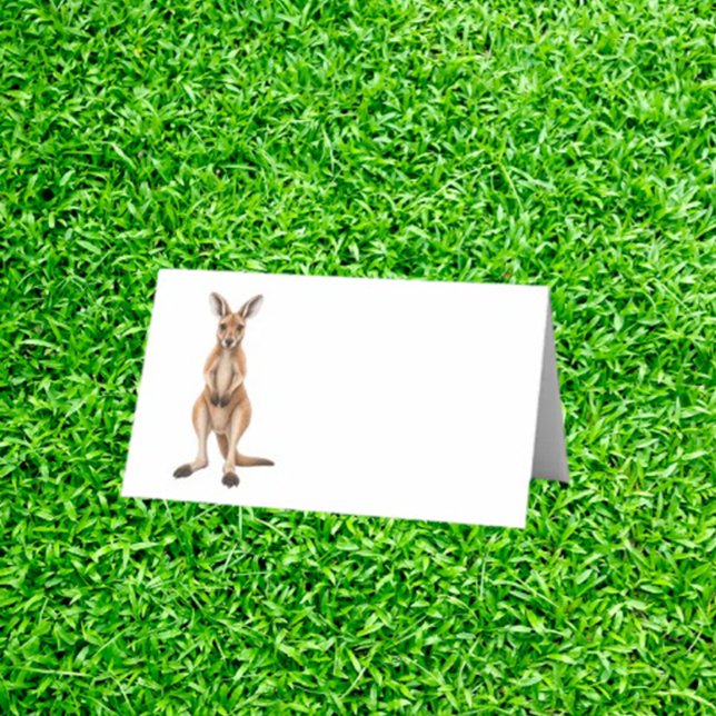 älsklig känguru placeringskort (Our adorable kangaroo place cards are easy to set up, customizable to your event,)