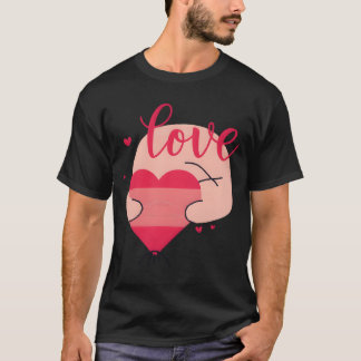 Älsklig Söt Vacker Kärlek är söt och vacker ret T Shirt