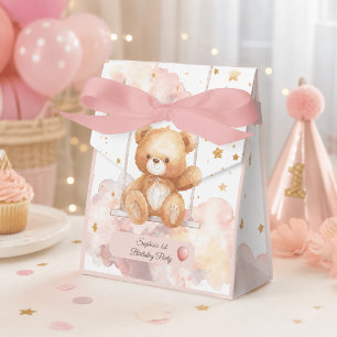 Älsklig Teddybjörn 1-årsdag Presentaskar