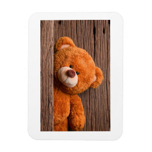 Älsklig Teddybjörn Barnkalas Save The Date Magnet