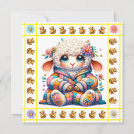 Älskliga smådjur tema - Inbjudan