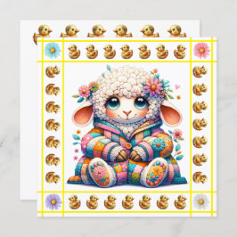 Älskliga smådjur tema - Inbjudan