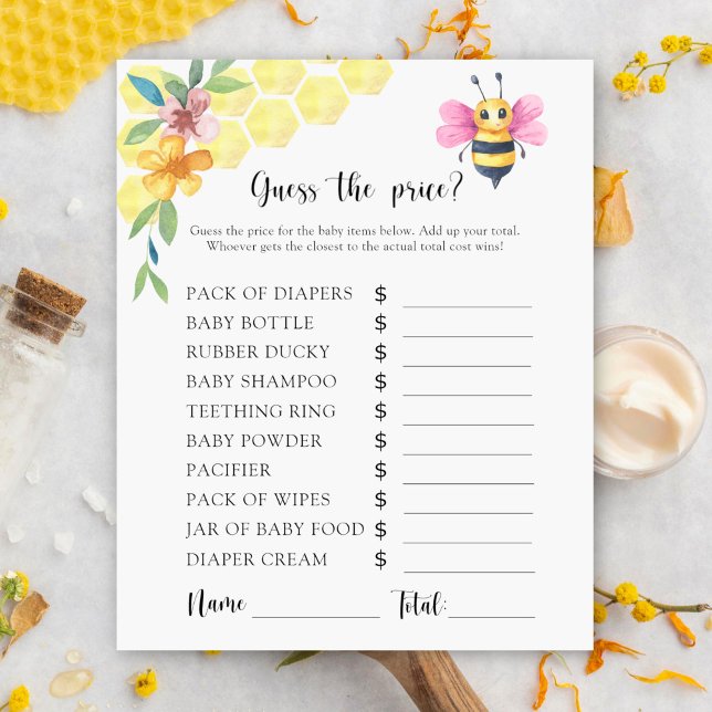 Älskling Bee, gissa prisa! Spel (Skapare uppladdad)