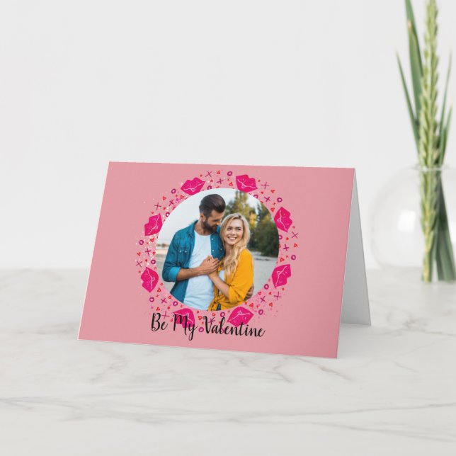 Älskling Foto Krans Kort (Framsida)