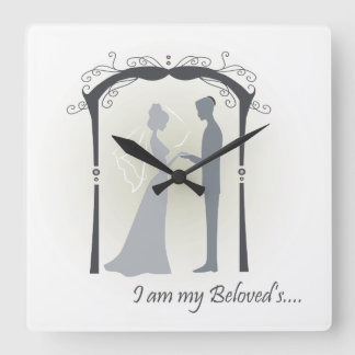 Älskling Fyrkantig Klocka