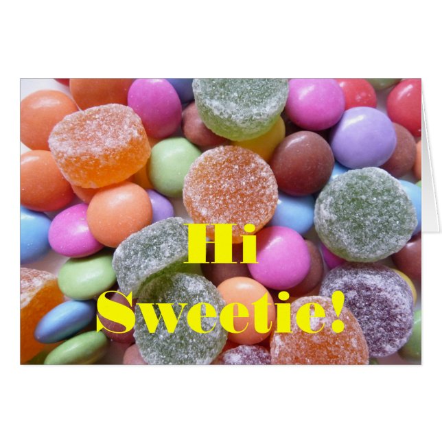 älskling hälsningskort (Framsidan Horizontal)