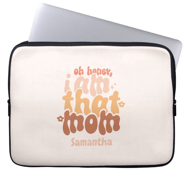 Älskling, jag är Mamma Laptop Fodral (Framsidan)
