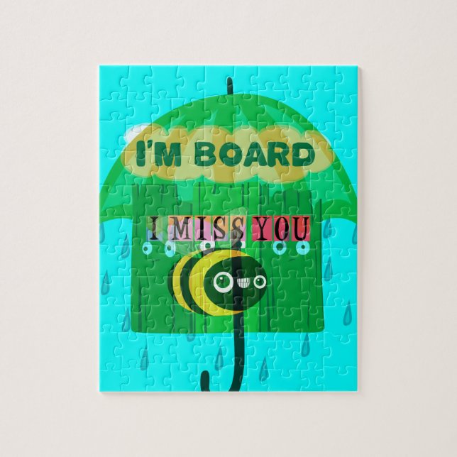 Älskling, jag saknar dig så mycket pussel (Vertikal)