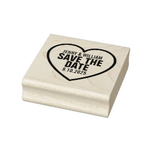 Älskling Personlig Save the Date Stämpel