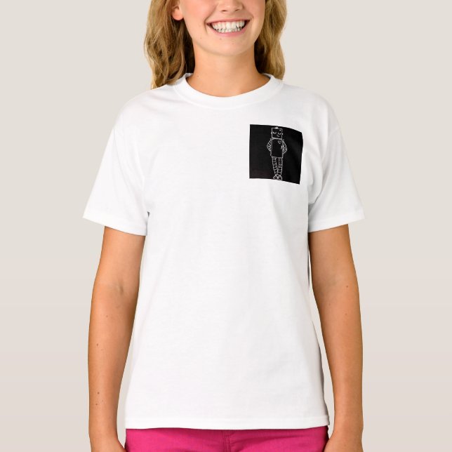 Älskling Robot Women's Zip Up T-shirt (Framsida)