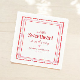 Älskling Valentines Shower Pappersservett