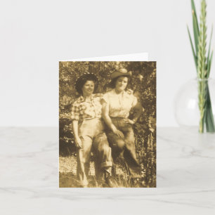 ÄLSKLINGAR AV RODEOEN NOTECARD KORT