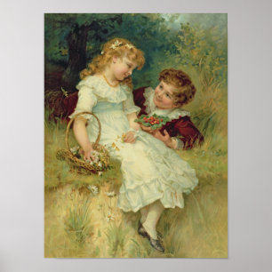 Älsklingar från pearsna Ettårig växt, 1905 Poster