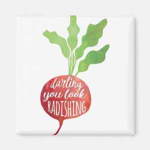 Älsklingen ser du Radishing matvits Magnet