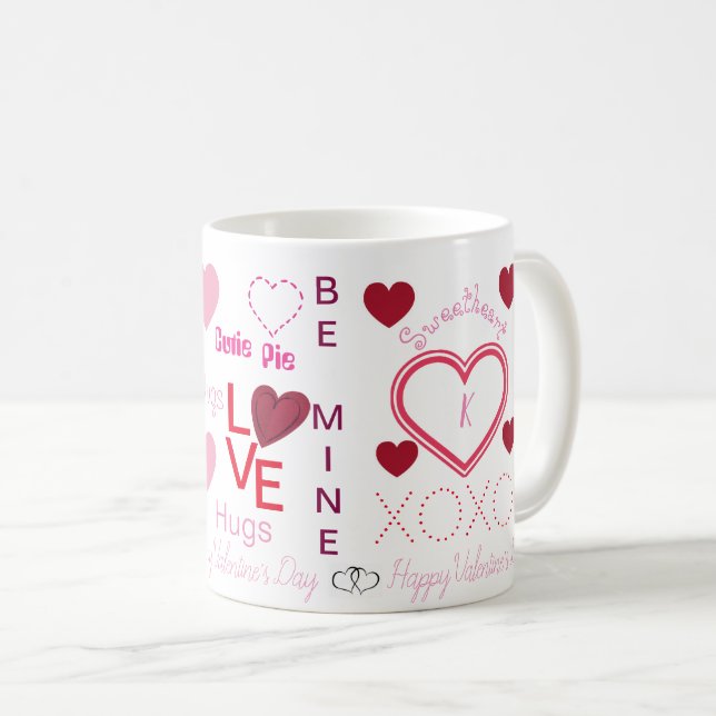 ÄlsklingMonogrammugg Kaffemugg (Framsida höger)