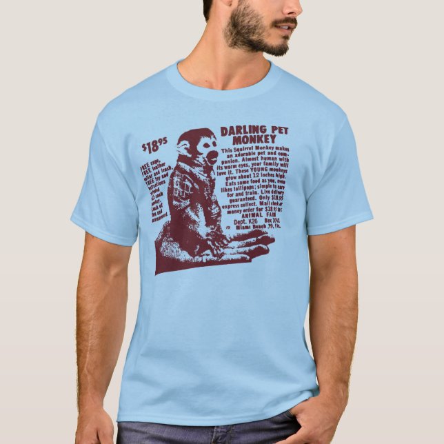Älsklings- apa tee shirt (Framsida)