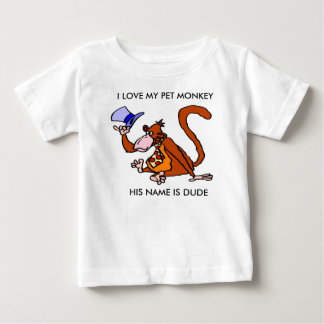 ÄLSKLINGS- APASMÅBARNT-TRÖJA TEE SHIRT