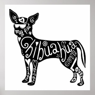 Älsklings- Chihuahuahund Poster