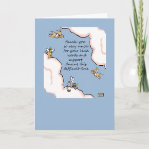 Älsklings- förlust förföljer katter tack kort