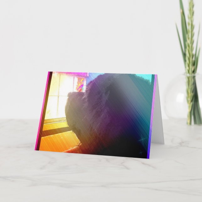 Älsklings- förlusthälsningkort kort (Framsida)