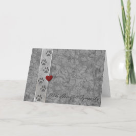 Älsklings- förlustsympati kort