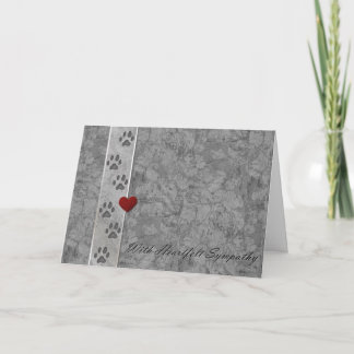 Älsklings- förlustsympati kort