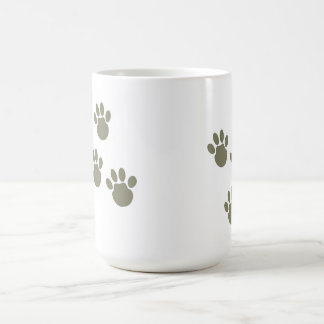 älsklings- fotspår kaffemugg