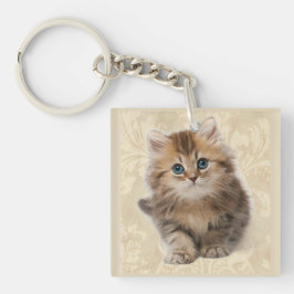 Älsklings- katt för fotoKeychain gåva eller