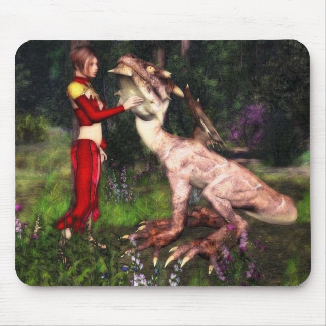 Älsklings- mousepad för drake musmatta (Framsidan)