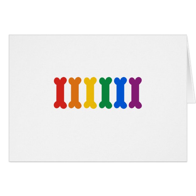 Älsklings- pride hälsningskort (Framsidan Horizontal)