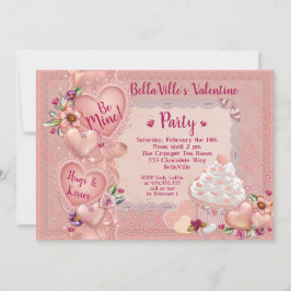Älsklingvalentin party för dag inbjudningar
