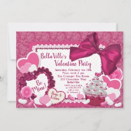 Älsklingvalentin party för dag inbjudningar