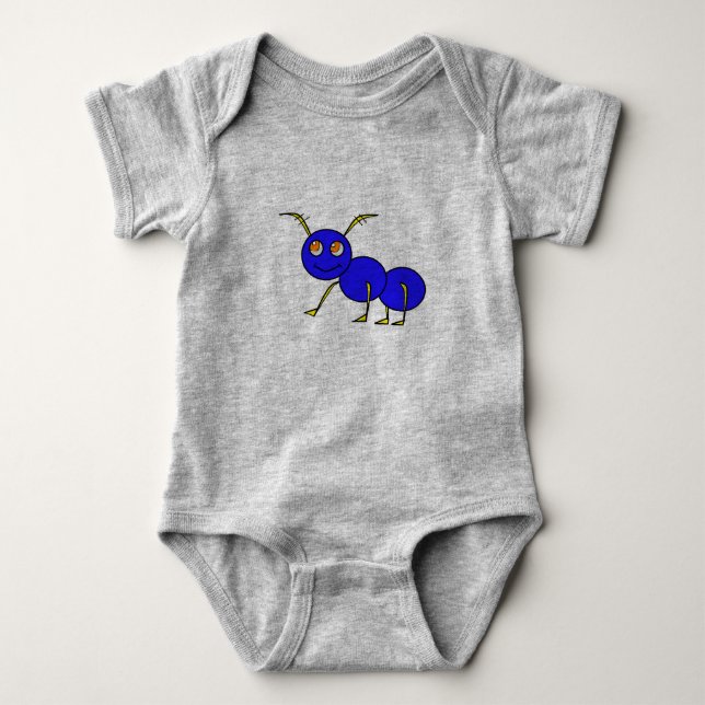 Älskvärd babykrypmyra tee shirt (Framsida)