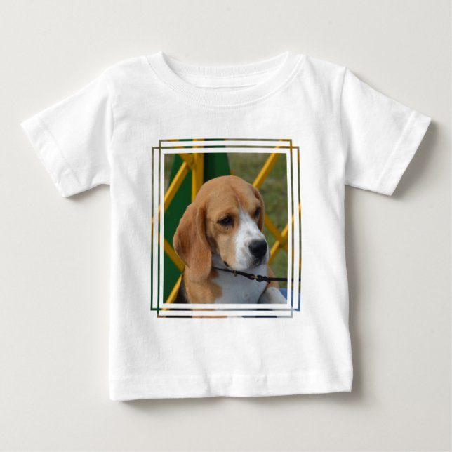 Älskvärd Beagle T-shirt (Framsida)