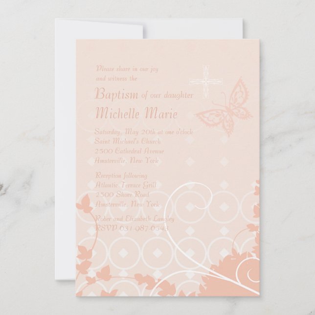 Älskvärd daglodrätinbjudan inbjudningar (Framsida)