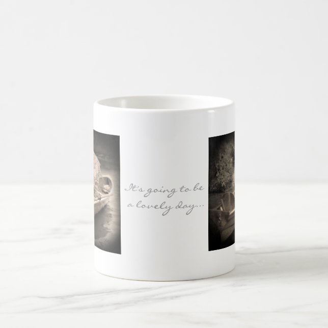 Älskvärd dagmugg för Keeshond Kaffemugg (Center)