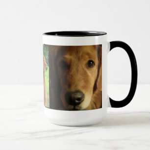 Älskvärd dammugg för guld- Retriever Mugg