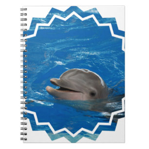 Älskvärd delfin anteckningsbok