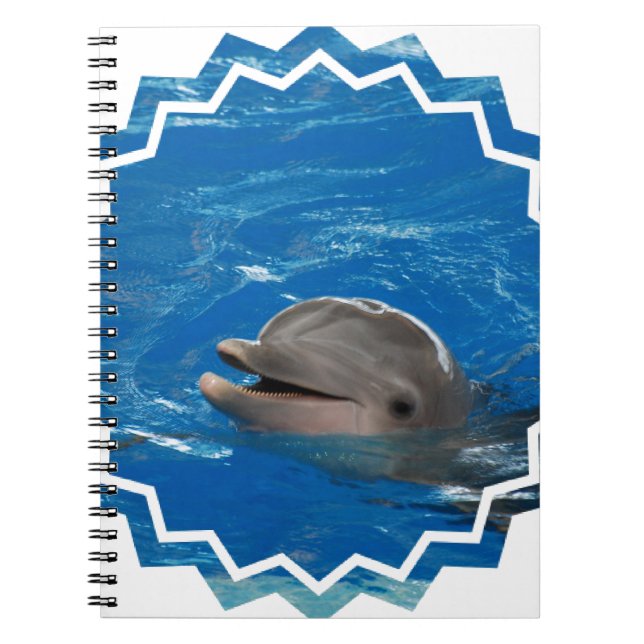 Älskvärd delfin anteckningsbok (Framsidan)