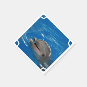 Älskvärd delfin pappersservett
