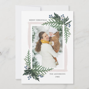 Älskvärd helgdag - julfotokort julkort