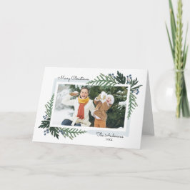 Älskvärd helgdag - kort för julfotohälsning