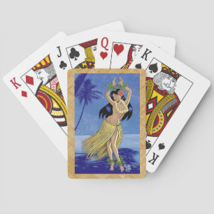 Älskvärd Hula jungfru Spel Kort
