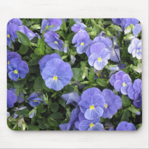 Älskvärd lila blommor - mousepad musmatta