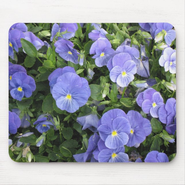 Älskvärd lila blommor - mousepad musmatta (Framsidan)