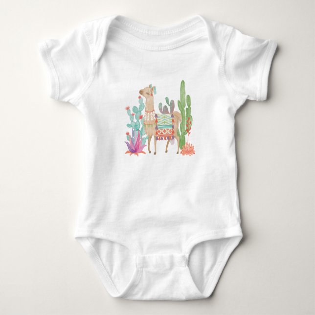 Älskvärd Llamasdropp T-shirt (Framsida)