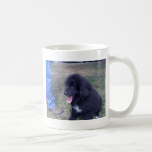 Älskvärd Newfie valp (den Newfoundland hund avel Kaffemugg