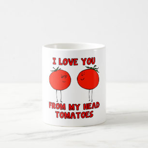 Älskvärd tomatmugg kaffemugg