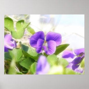 Älskvärd vårViolet Poster