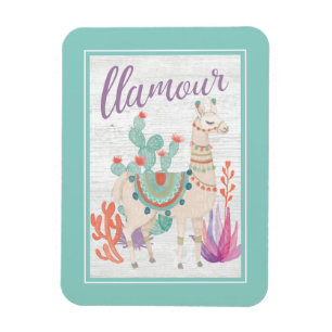 Älskvärda Llamas II Llamour Magnet